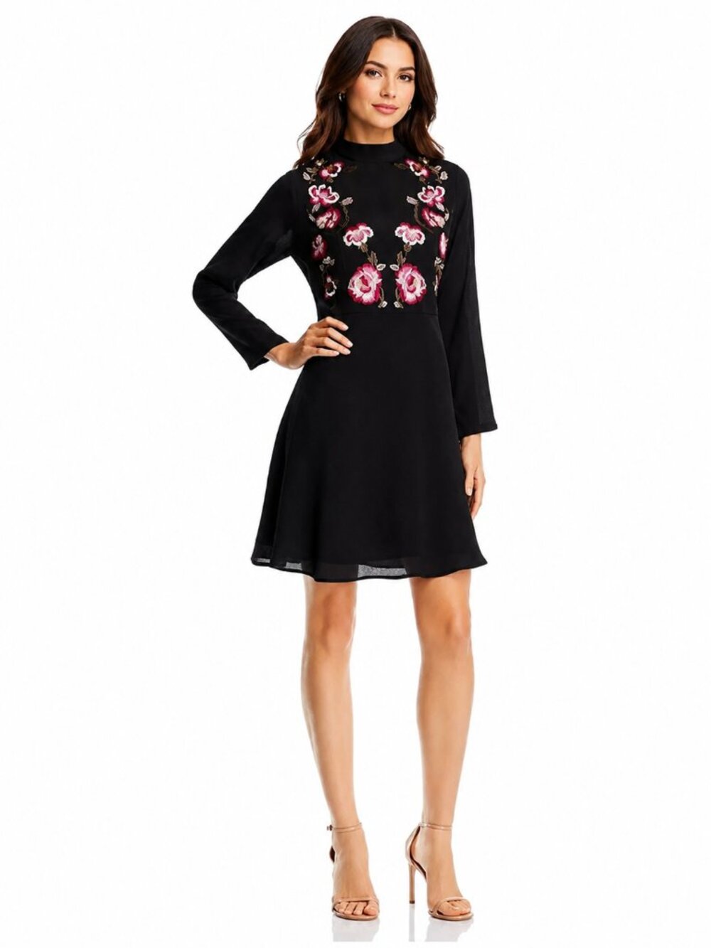 Nanette Lepore Elegant Floral Embroidered Dress - Save Big! 🌸
